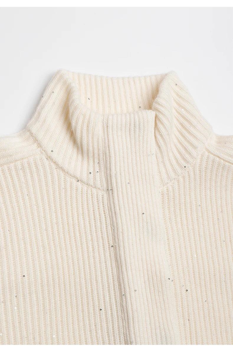 100% Merino Wool Knitted Cardigan