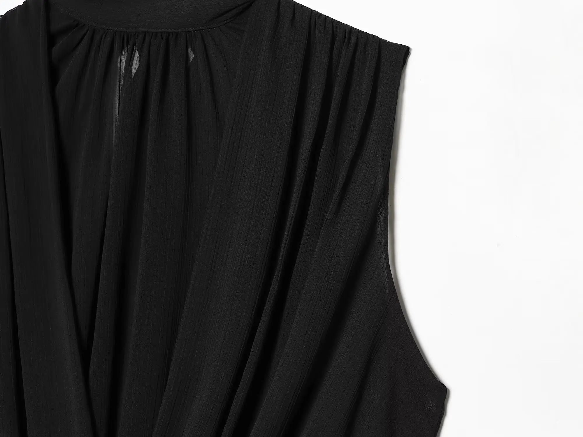 Maria Pleated Balloon Tank Top