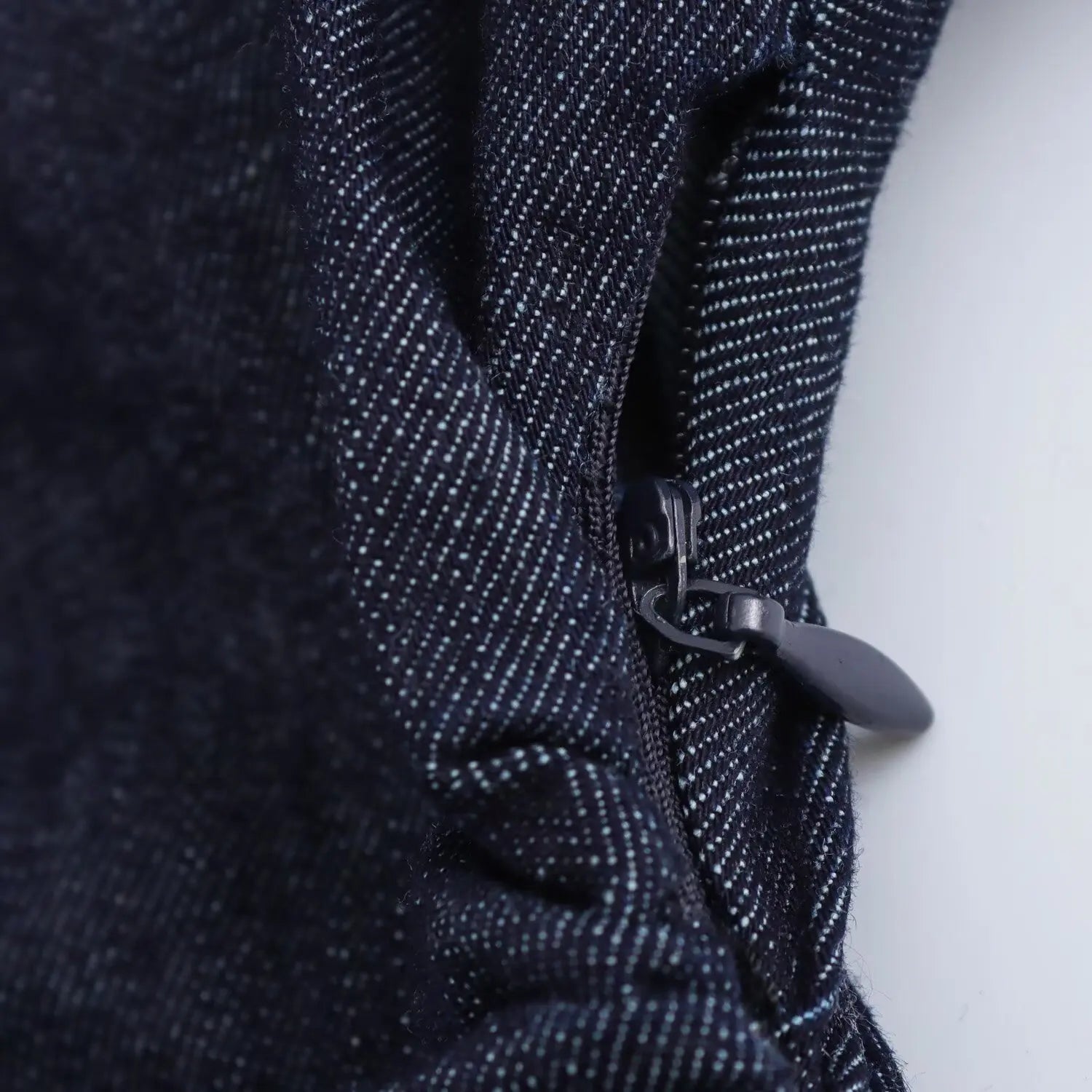 Collared Denim Button Midi Dress