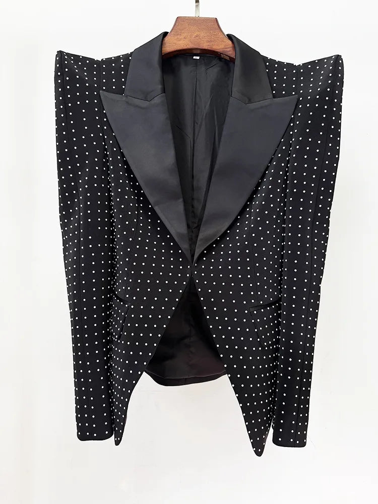 Claudia Polka Dot Blazer