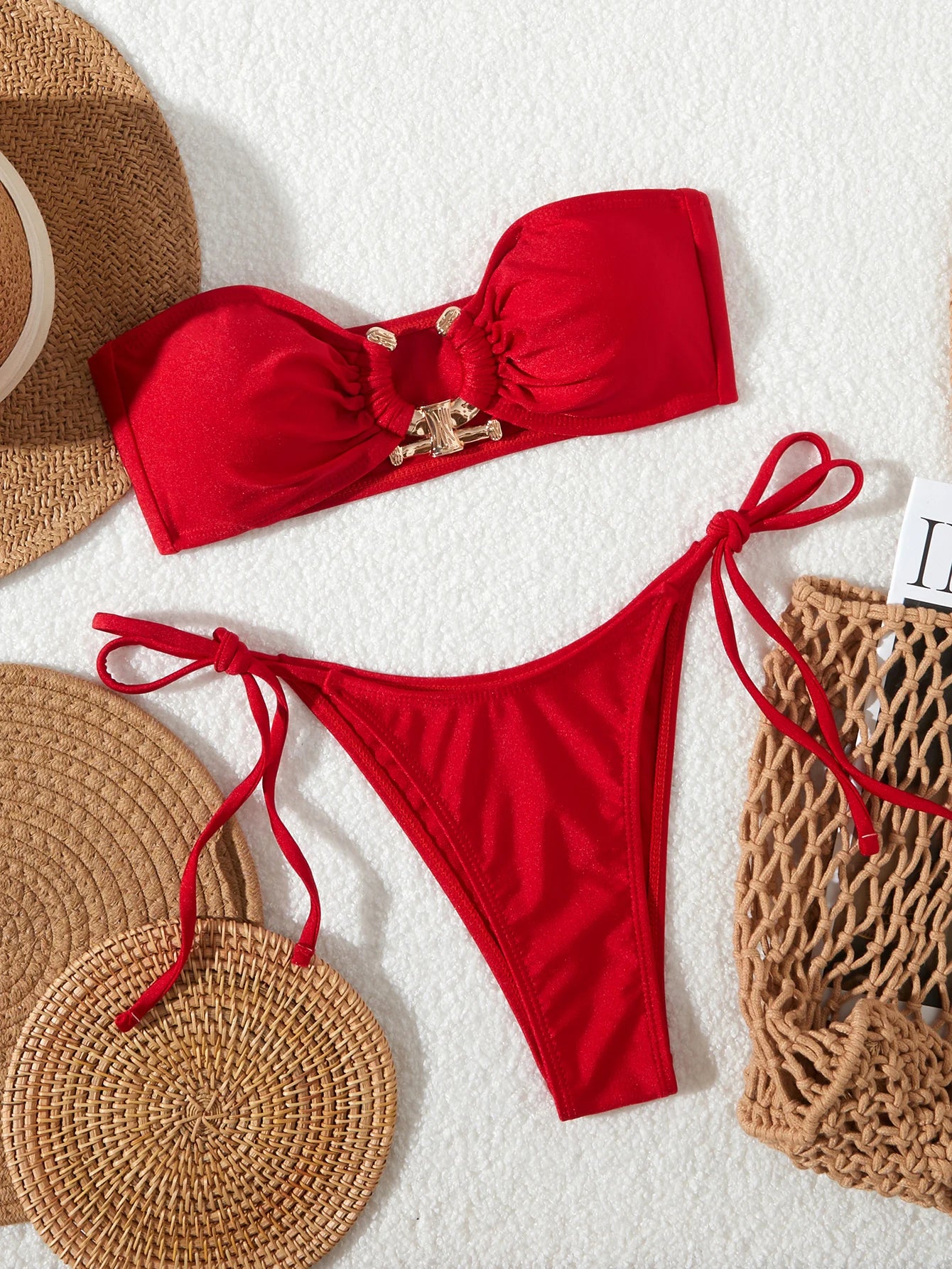 Ring Bandeau String Bikini