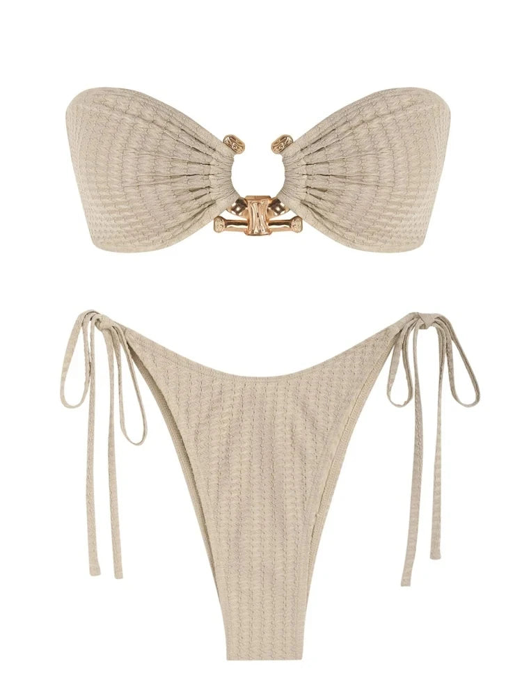Ring Bandeau String Bikini