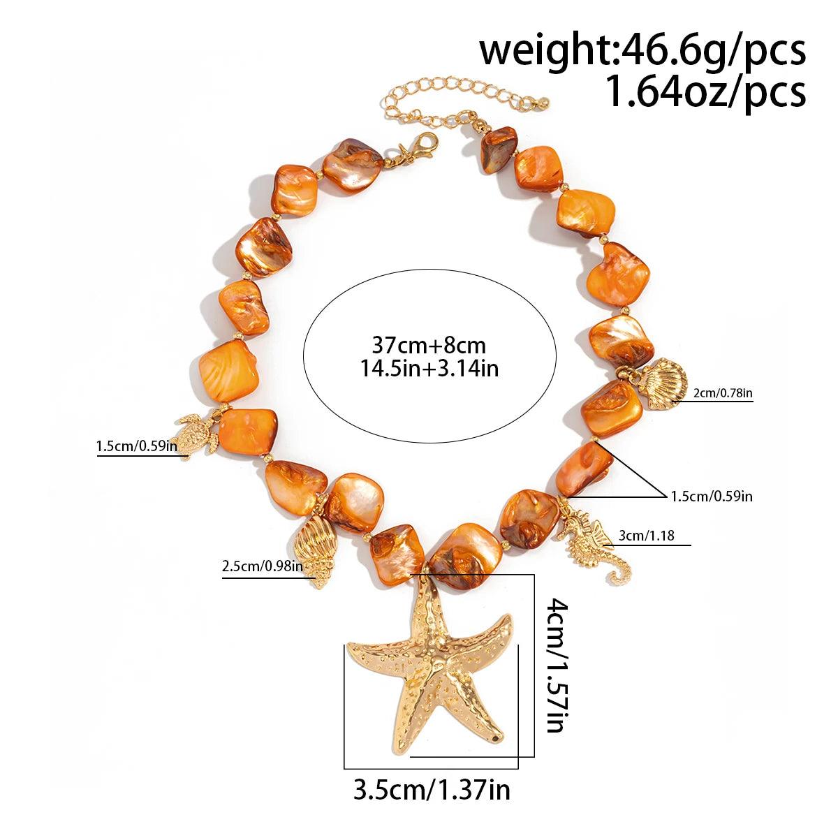 Beachy Starfish Choker