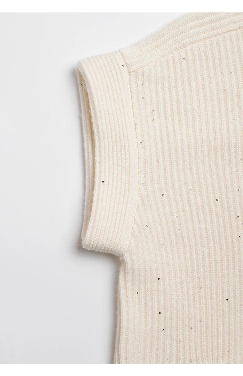 100% Merino Wool Knitted Cardigan