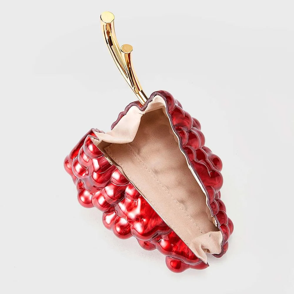 Bubble Grape Shaped Clutch Bag