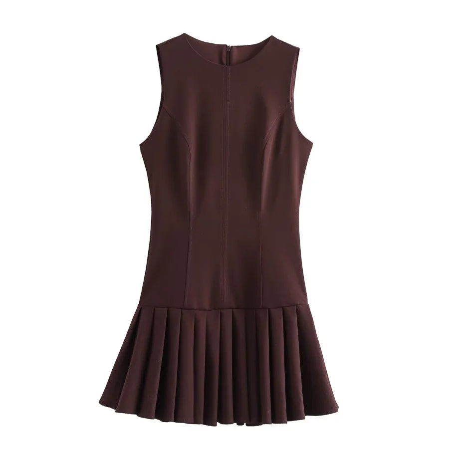 Anna Pleated Skirt Dress