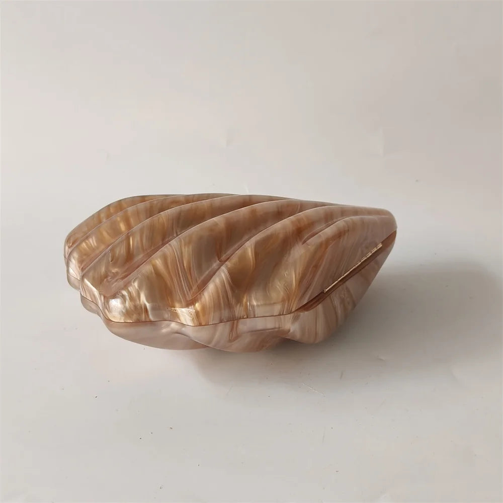 Shell Acrylic Clutch