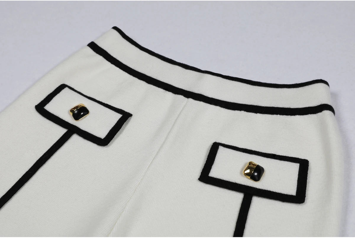 Claudia Contrast Trim Pants