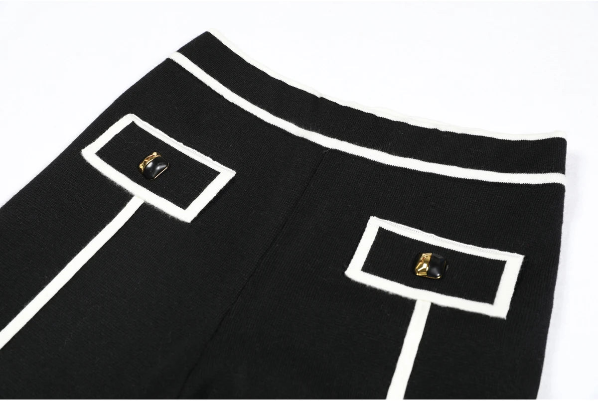 Claudia Contrast Trim Pants