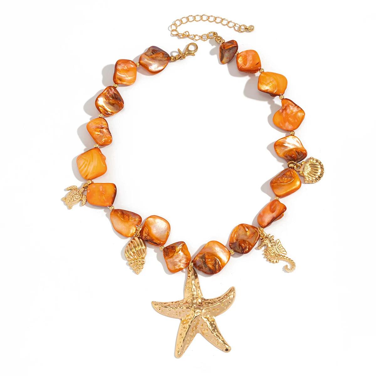 Beachy Starfish Choker