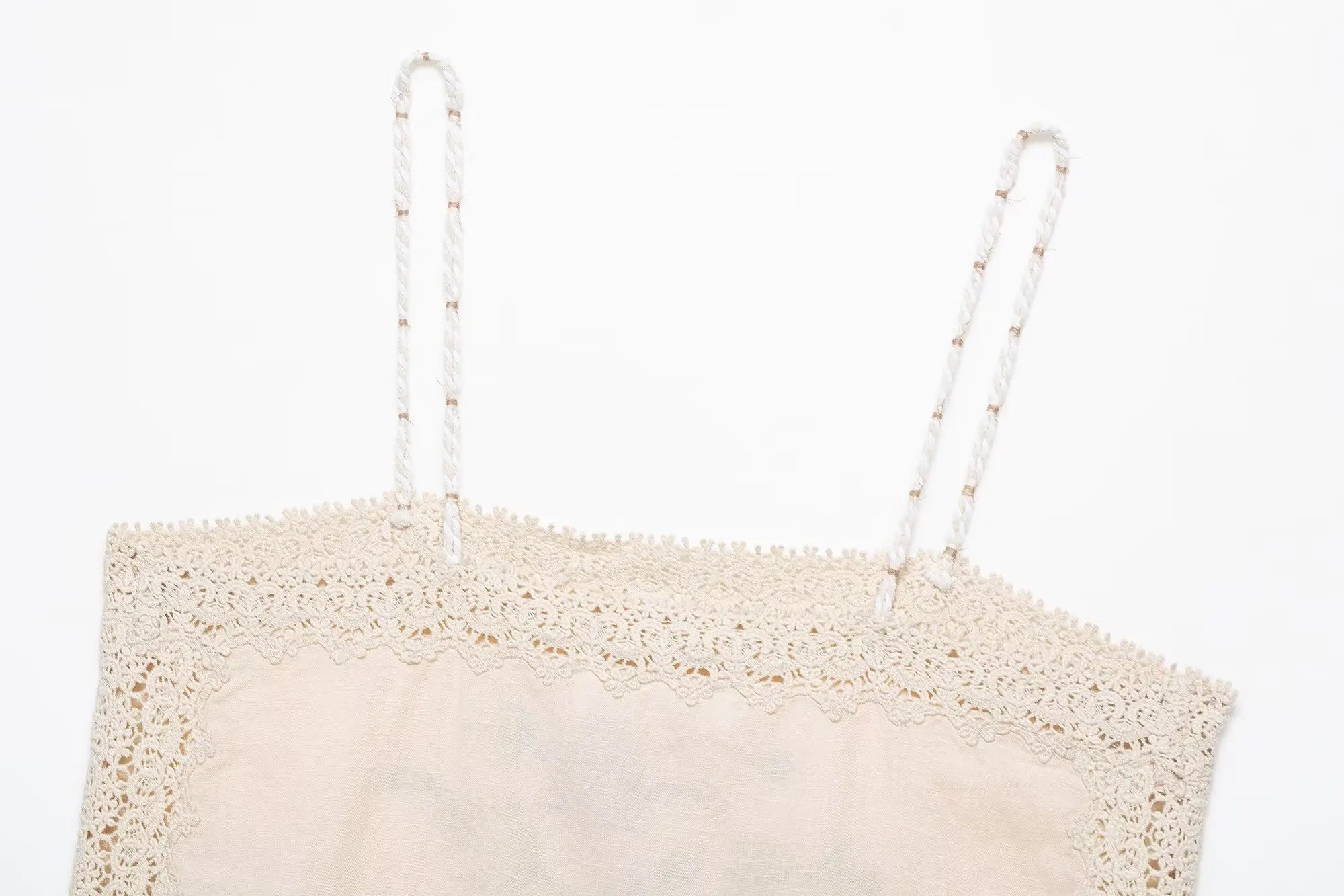 Flower Embroidered Lace Camisole Top