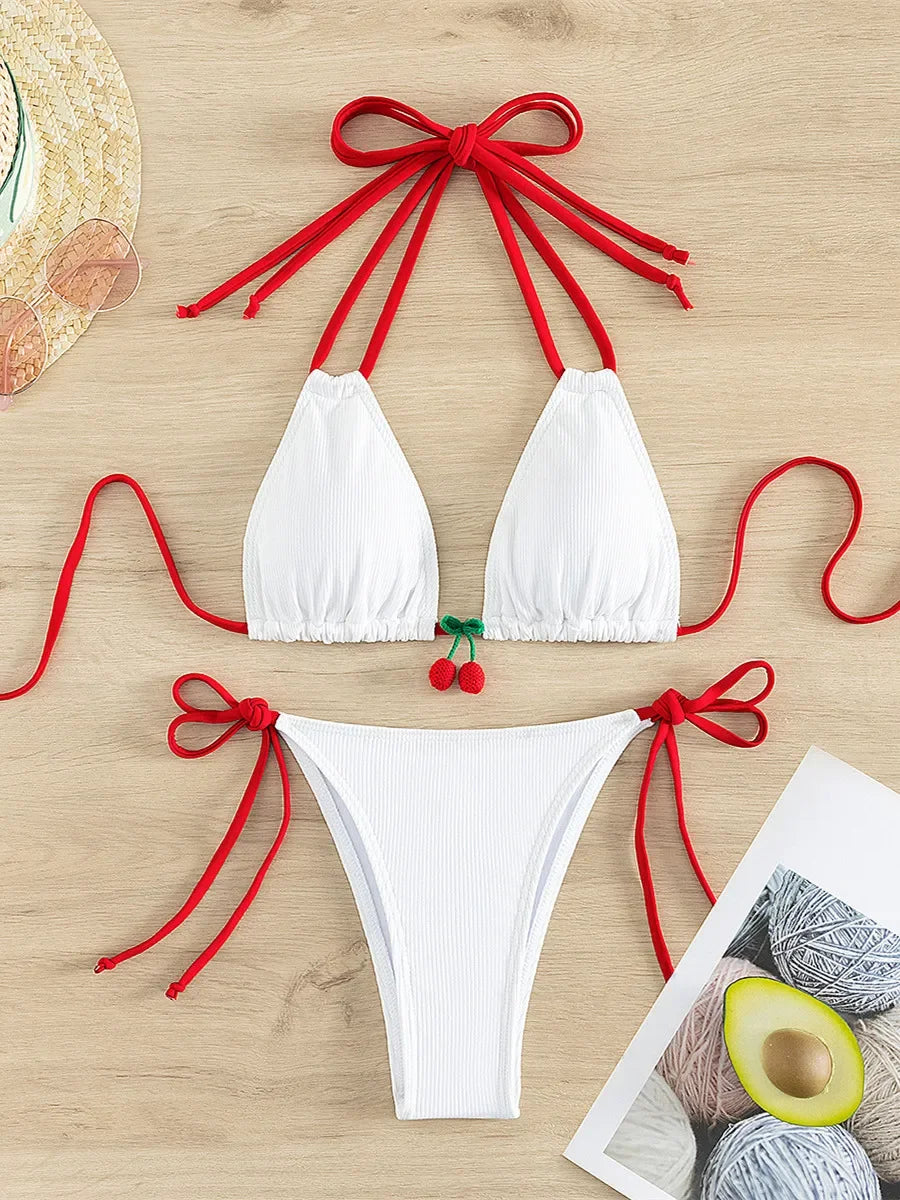 Cherry Bikini Swimsuit