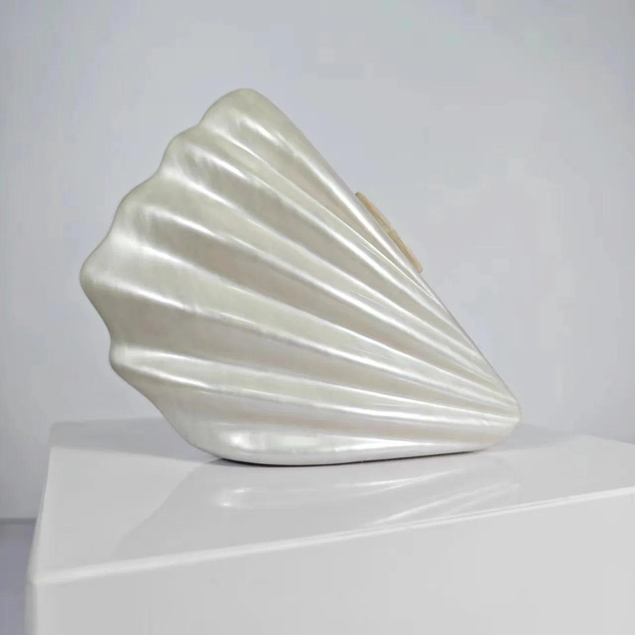 Shell Acrylic Clutch