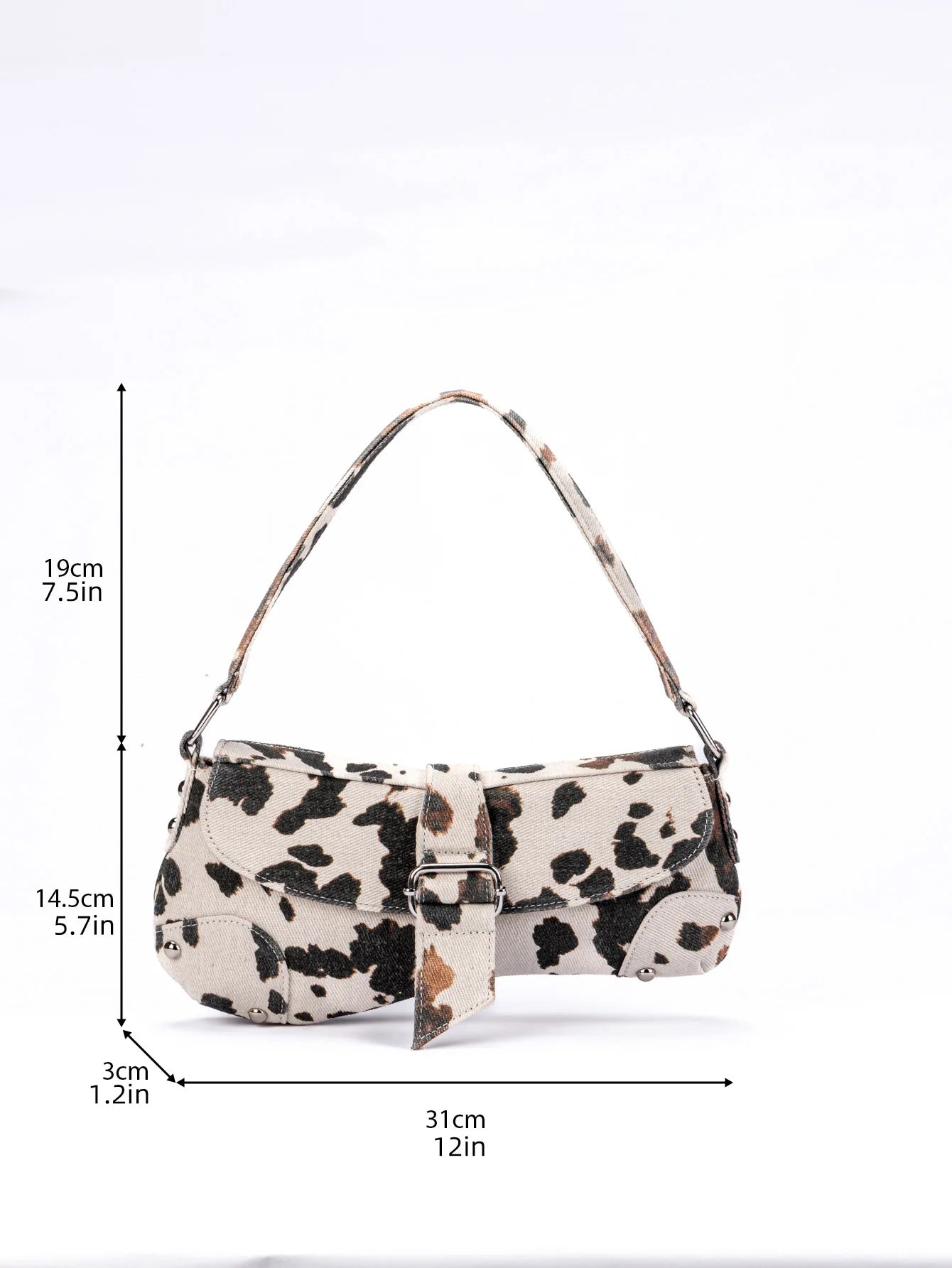 Cow Satchel Bag