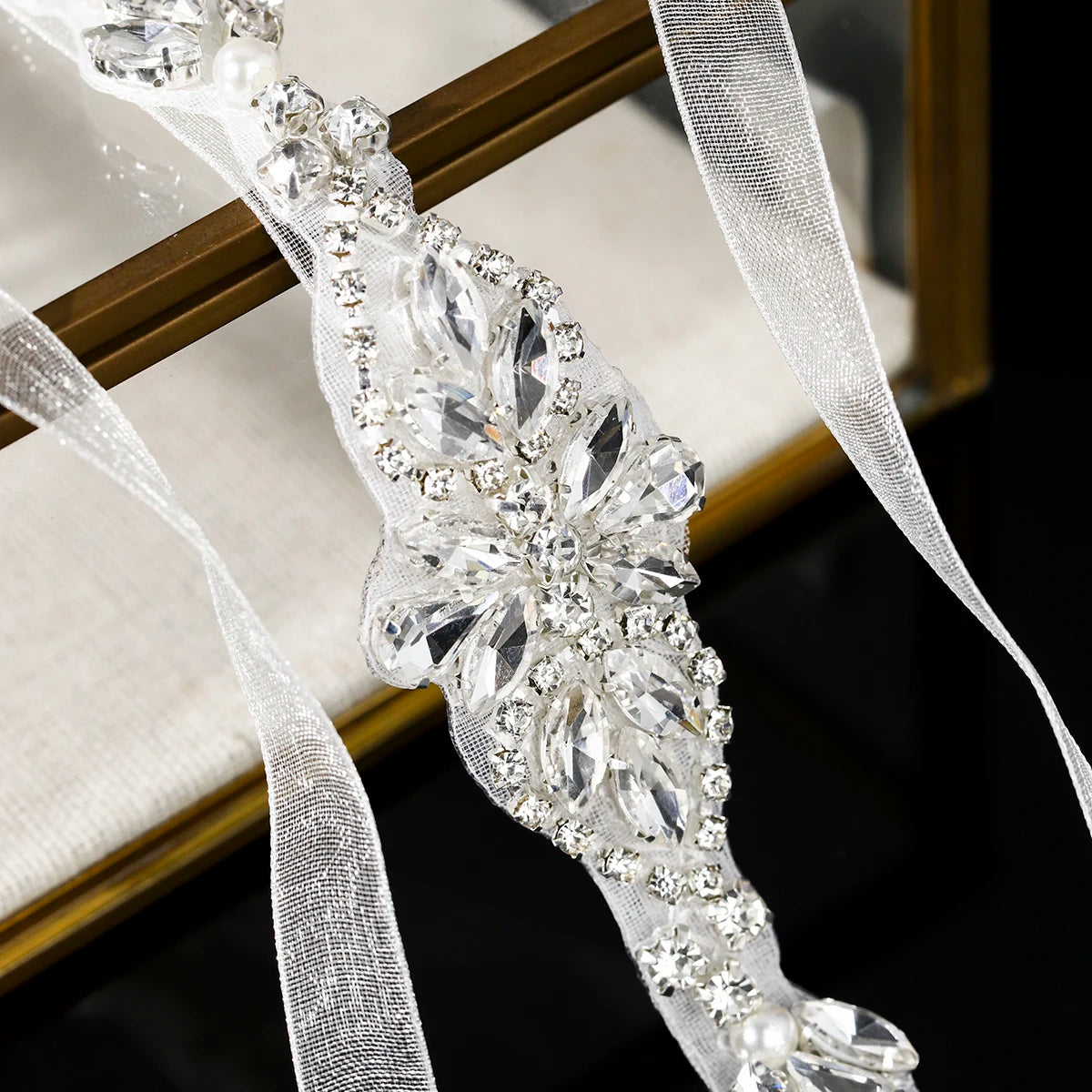 Sash Rhinestone Bridal Belt – silver rhinestone bridal belt
