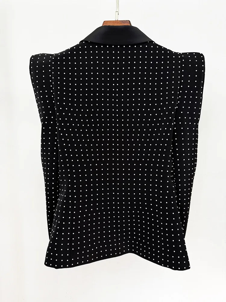 Claudia Polka Dot Blazer