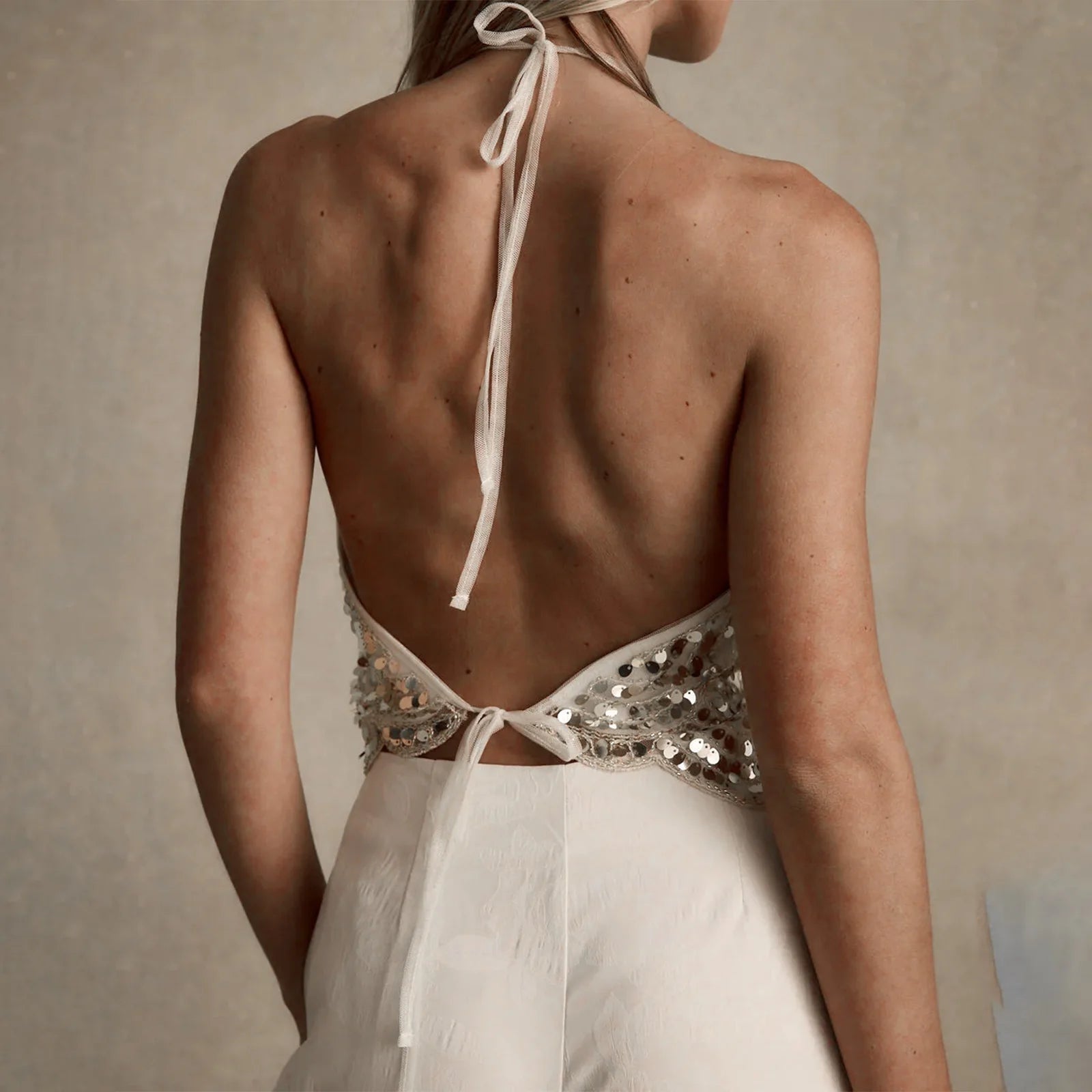 Denisse Halter Sequin Top