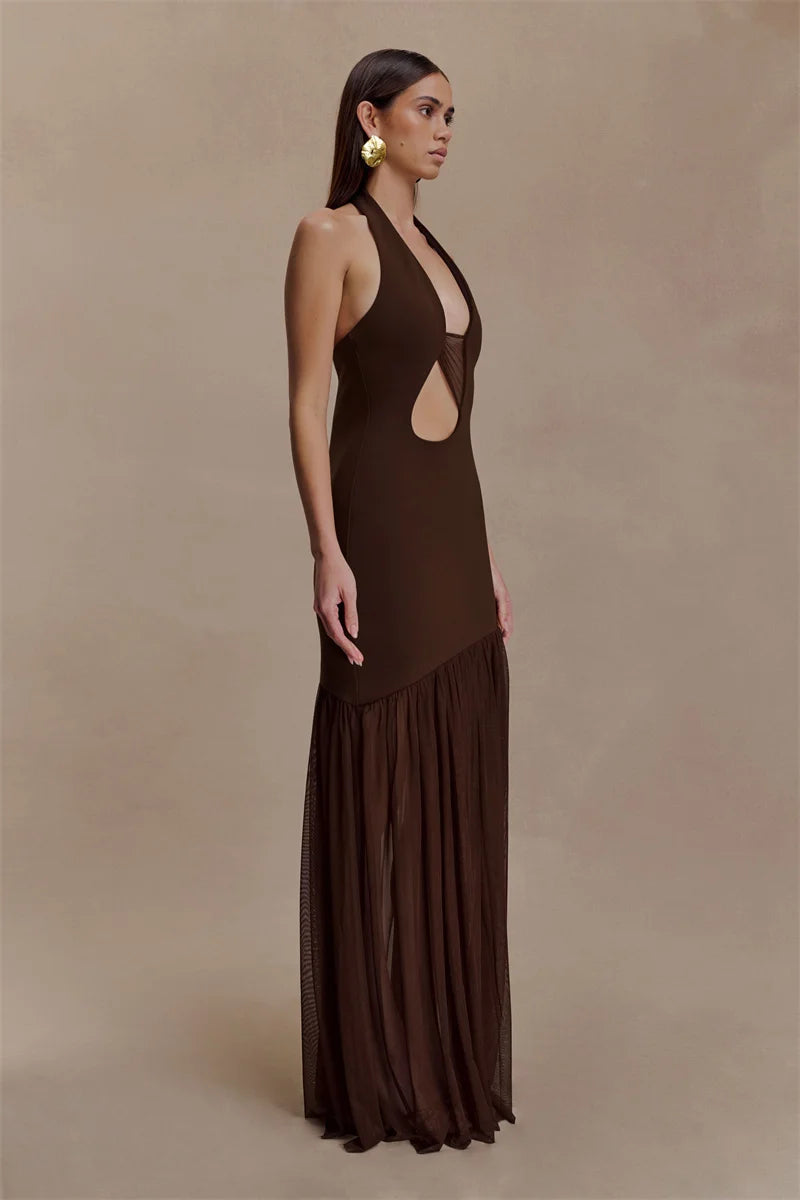 Lucy Halter Rugloze Jurk