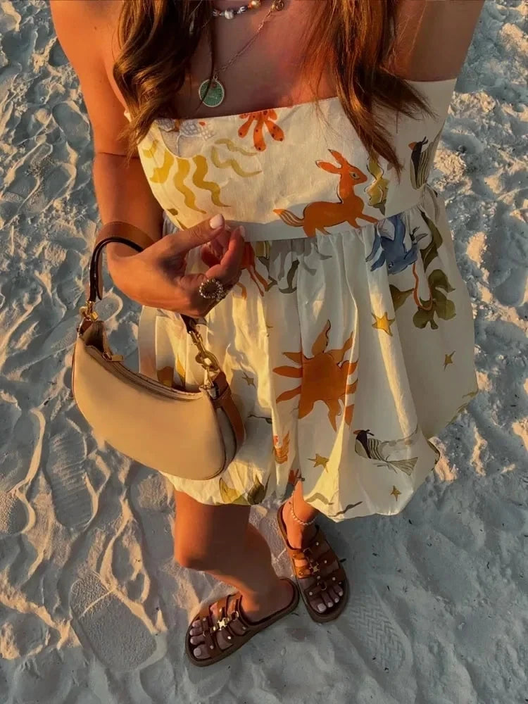 Vestido mini lencero de verano