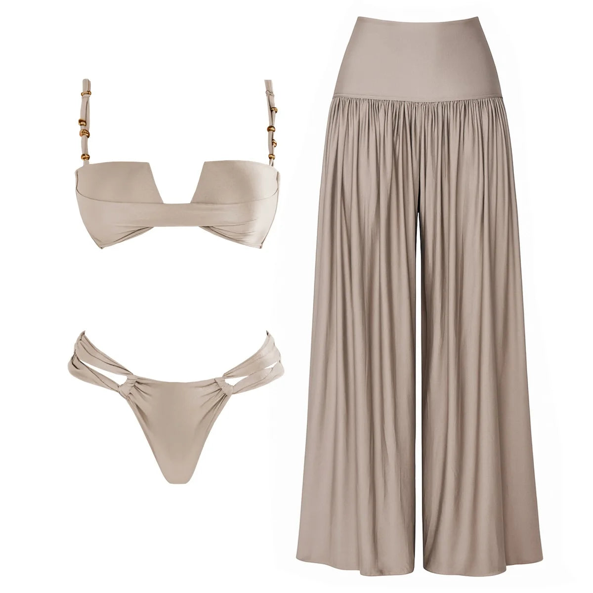 Mina Bandeau Bikini Set