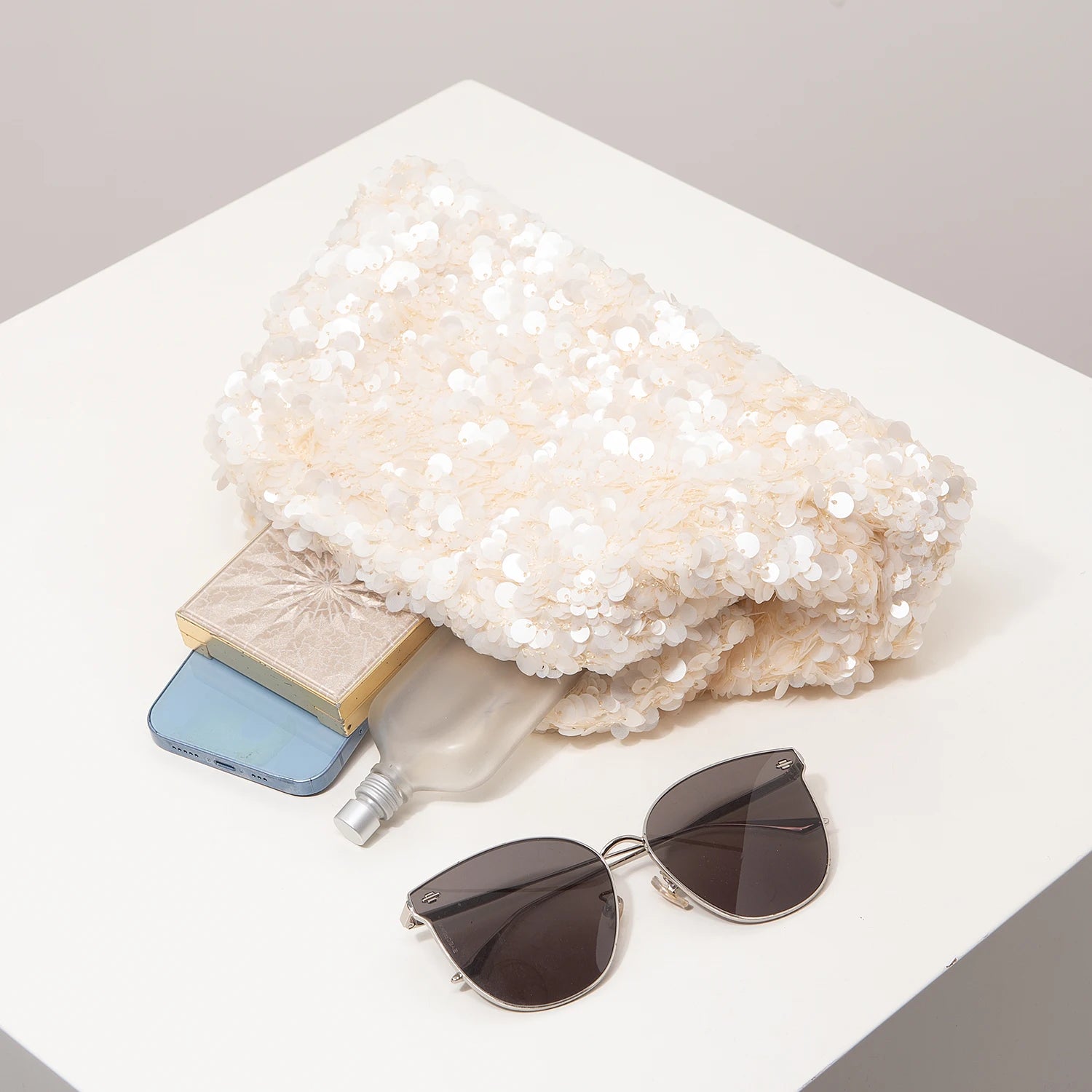 Sequin Clutch Bag