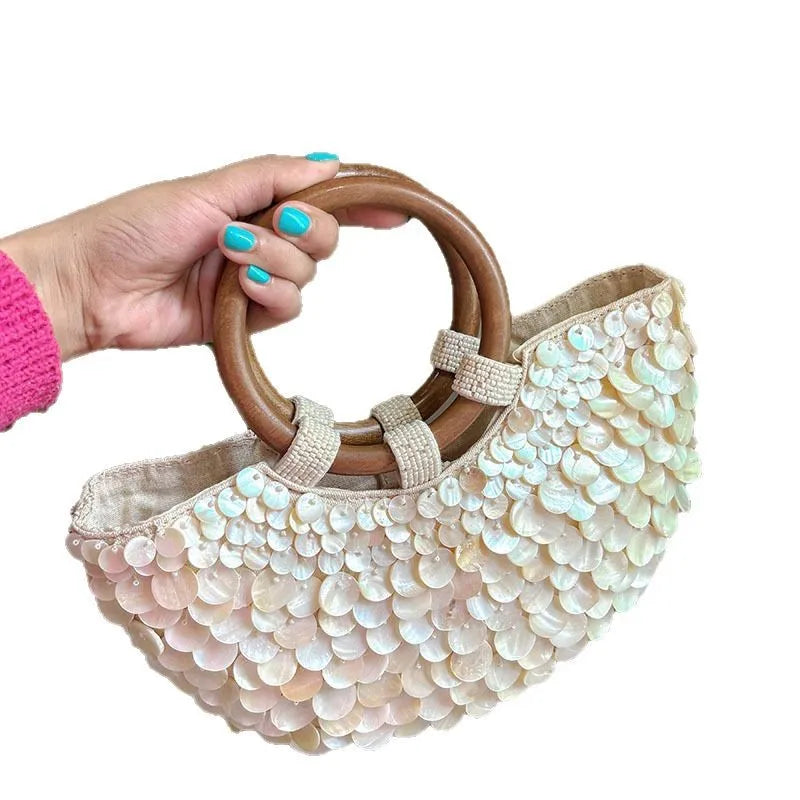 Mother of Pearl Tote Bag
