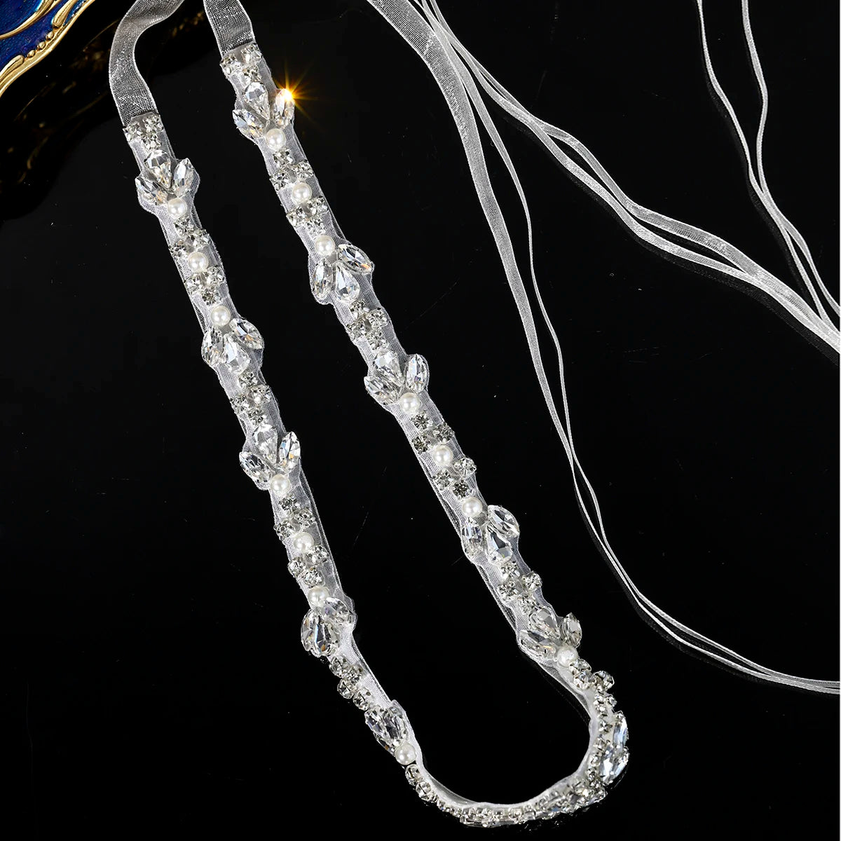 Sash Rhinestone Bridal Belt – silver rhinestone bridal belt