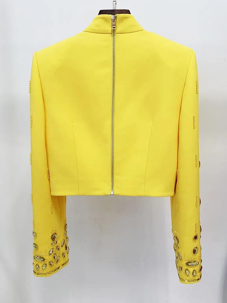 Cybil Beaded Yellow Set from The House of CO-KY - Outfit Sets