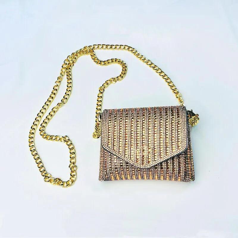 Karina Bling Chain Crossbody Bag from The House of CO-KY - Handbags