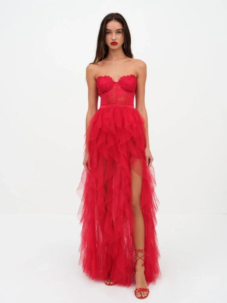 Lauren Lace and Tulle Dress from The House of CO-KY - Dresses