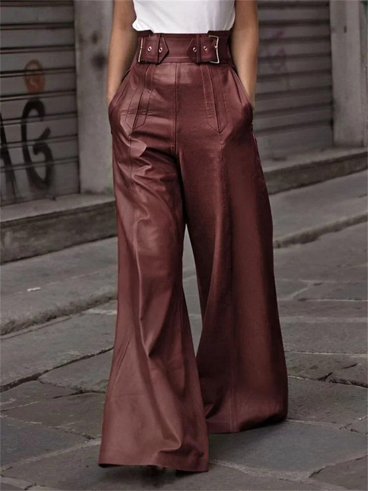 Maddie Wide Leg Trousers from The House of CO-KY - Bottoms