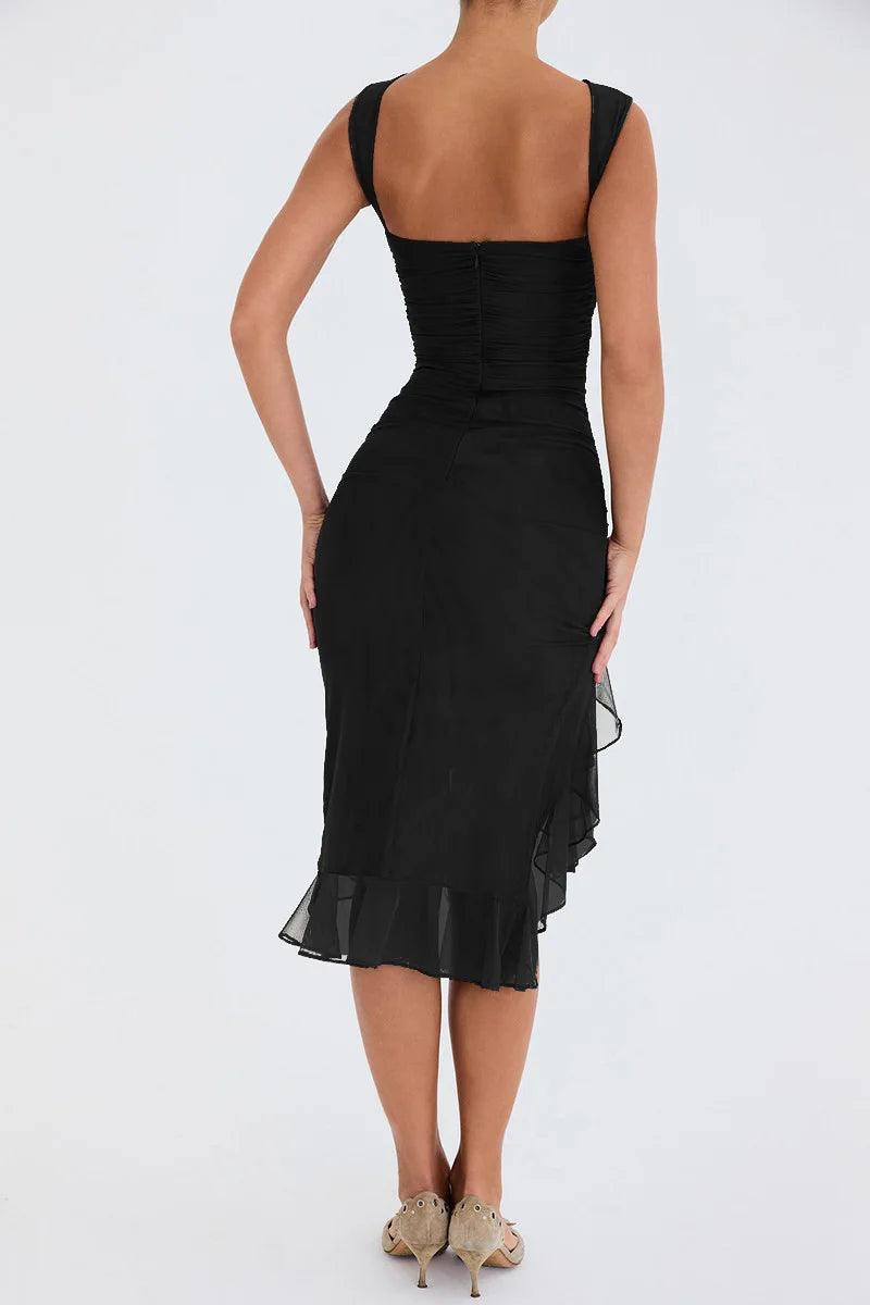 Millie Ruffle Ruched Dress from The House of CO-KY - Dresses