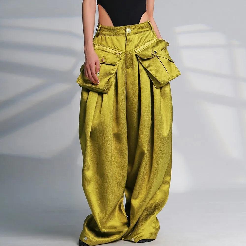 Sarah Wide Leg Trousers from The House of CO-KY - Bottoms