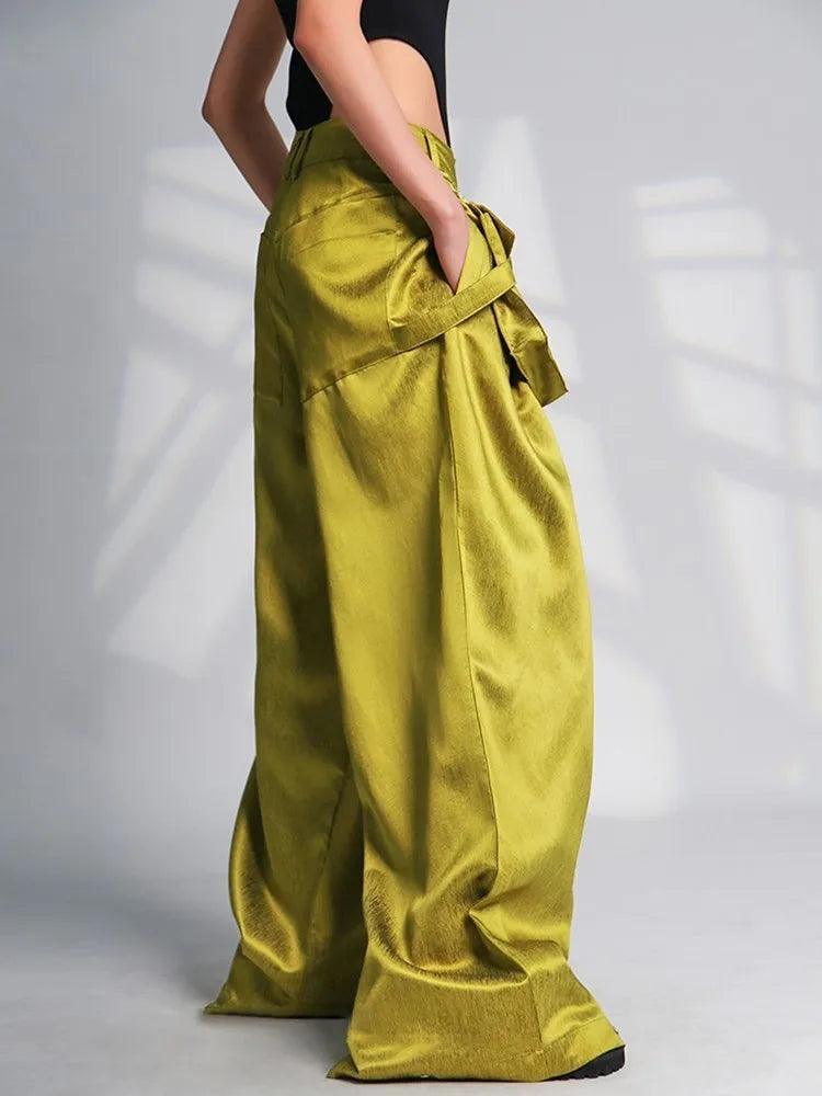 Sarah Wide Leg Trousers from The House of CO-KY - Bottoms