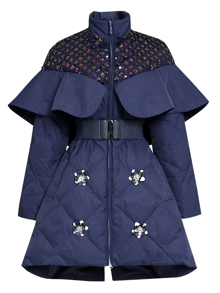 Sheila Flowers Padded Coat from The House of CO-KY - Coats & Jackets