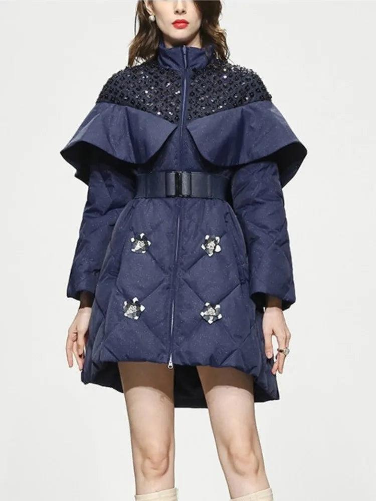 Sheila Flowers Padded Coat from The House of CO-KY - Coats & Jackets