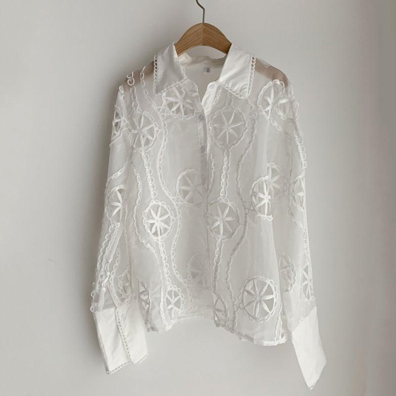 Adriana Embroidered Blouse from The House of CO-KY - Shirts & Tops