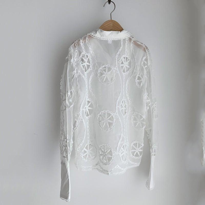 Adriana Embroidered Blouse from The House of CO-KY - Shirts & Tops