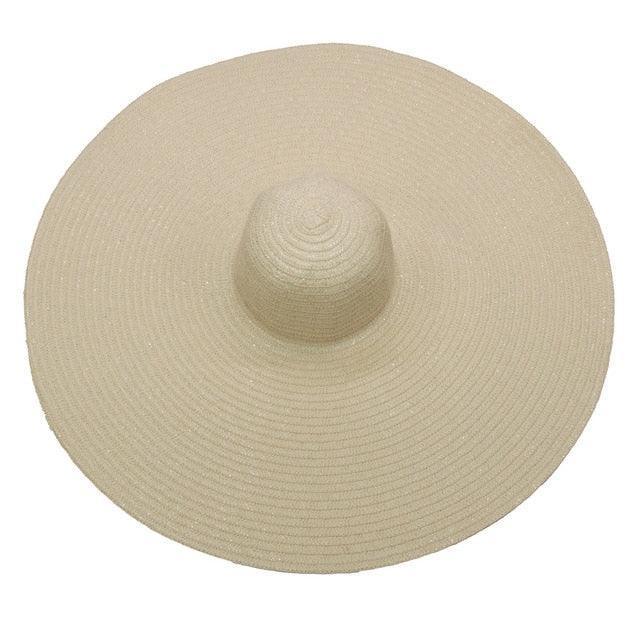 Foldable Oversized Brim Hat – navy – statement style