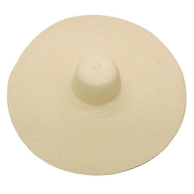 Foldable Oversized Brim Hat – navy – statement style