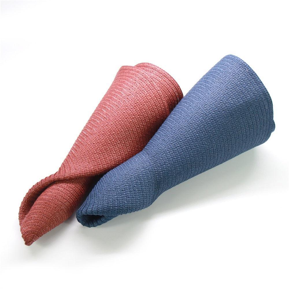 Foldable Oversized Brim Hat – navy – statement style