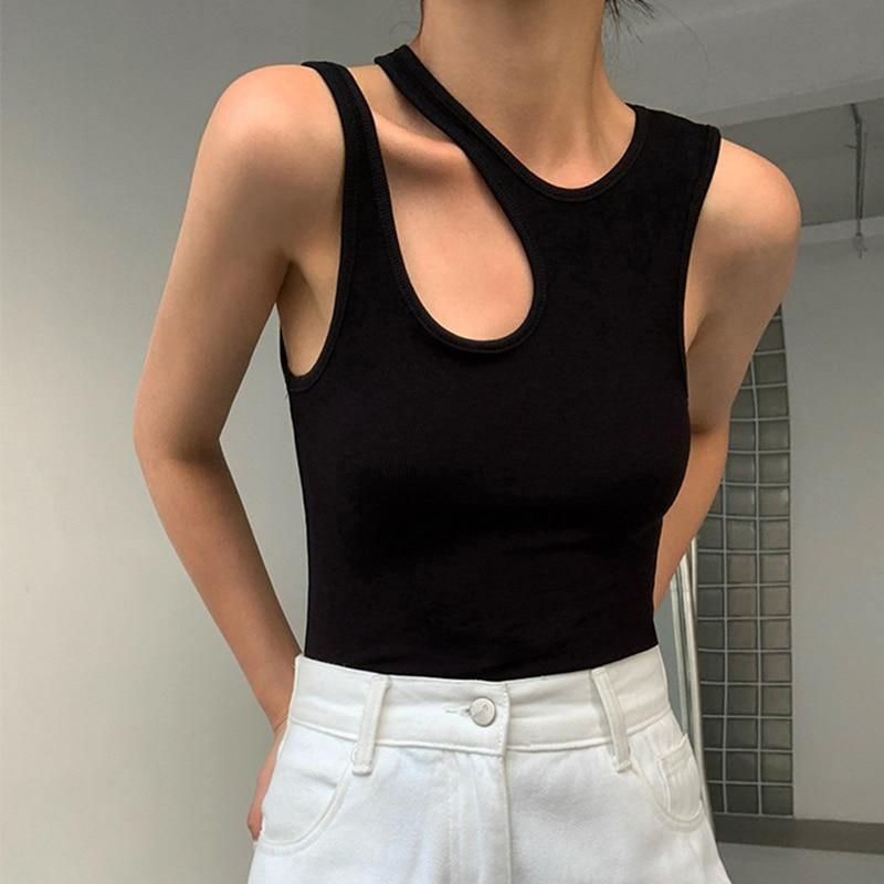 Millie Basic Cut Out Top from The House of CO-KY - Shirts & Tops