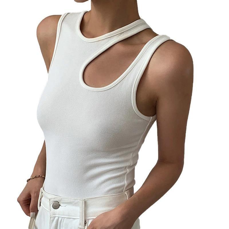 Millie Basic Cut Out Top from The House of CO-KY - Shirts & Tops